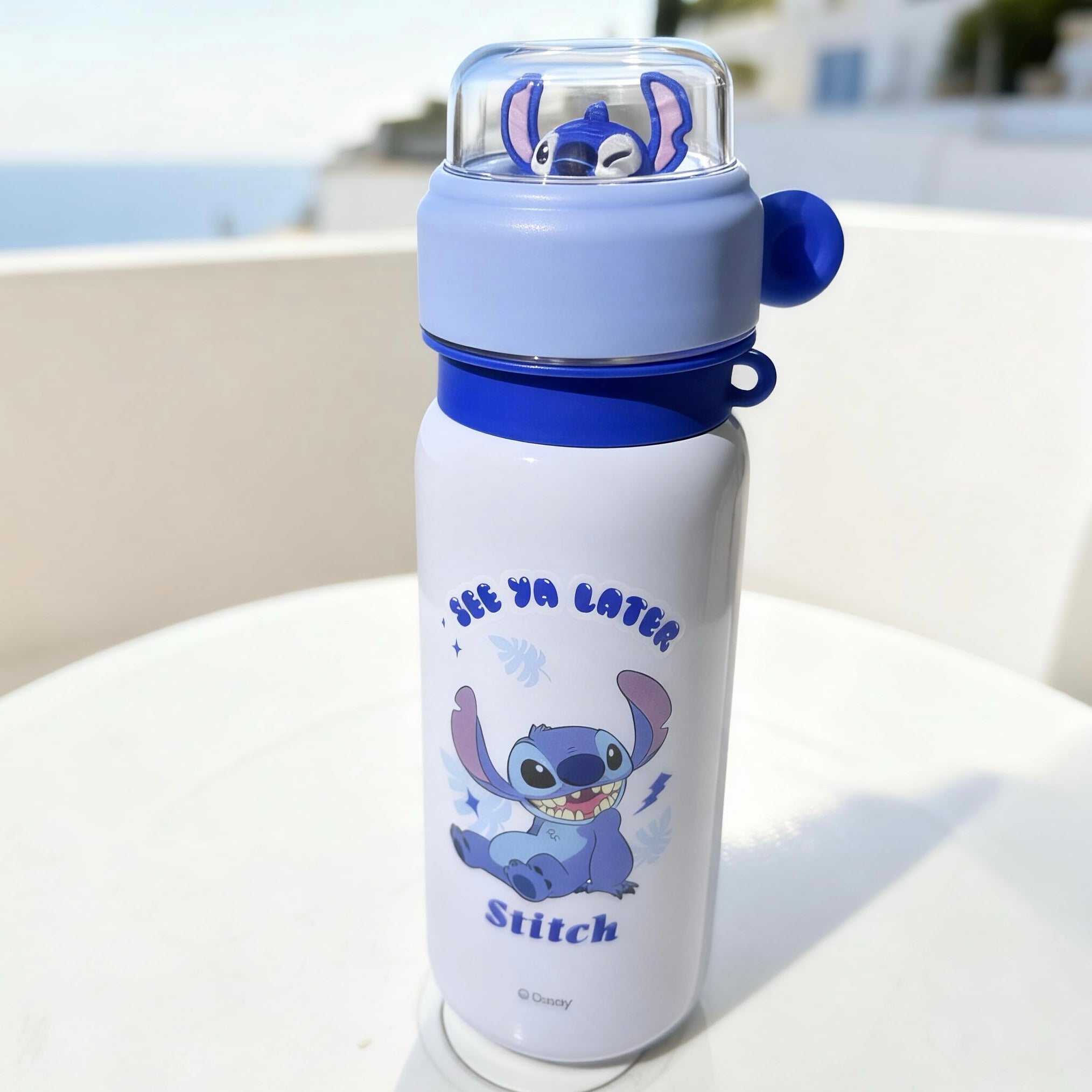 Stitch Stainless Steel Bottle With Cup