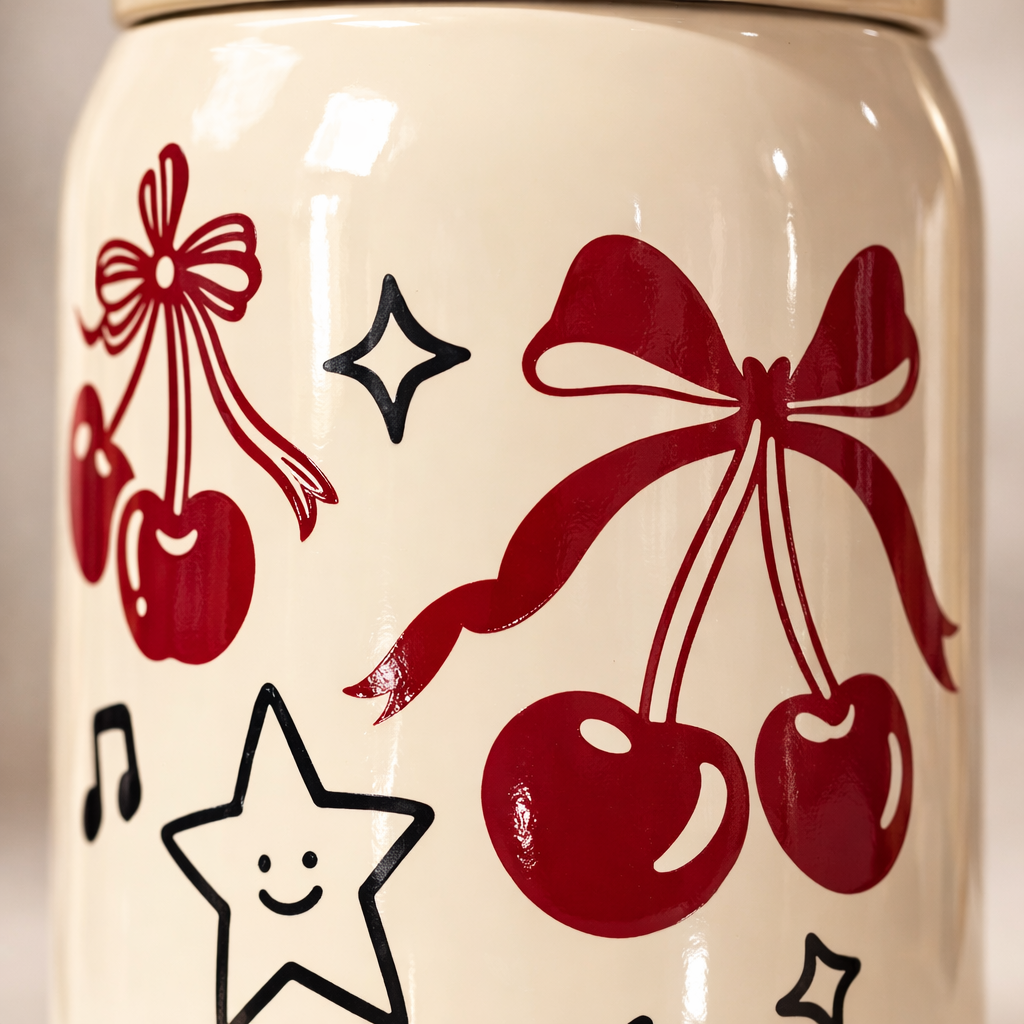 Cherry Stainless Steel Bottle