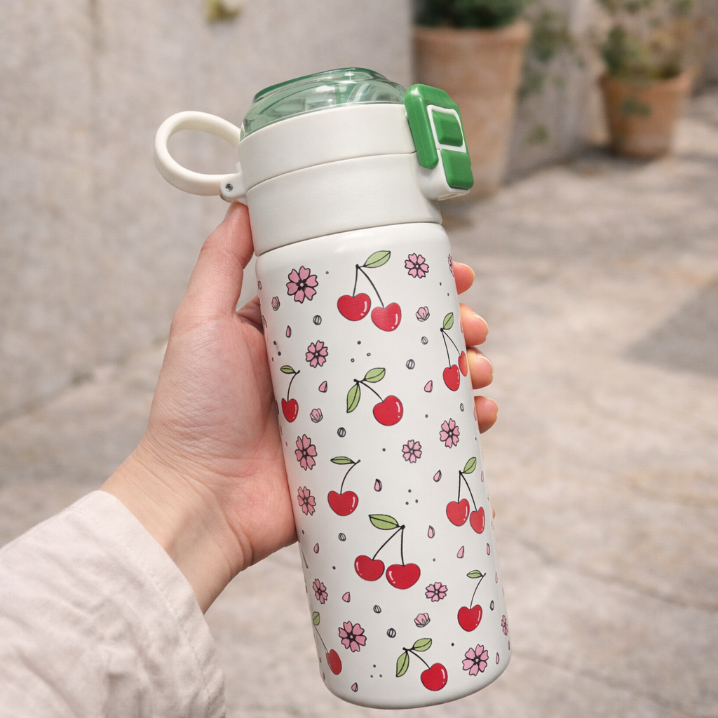 Cherries Stainless Steel Bottle