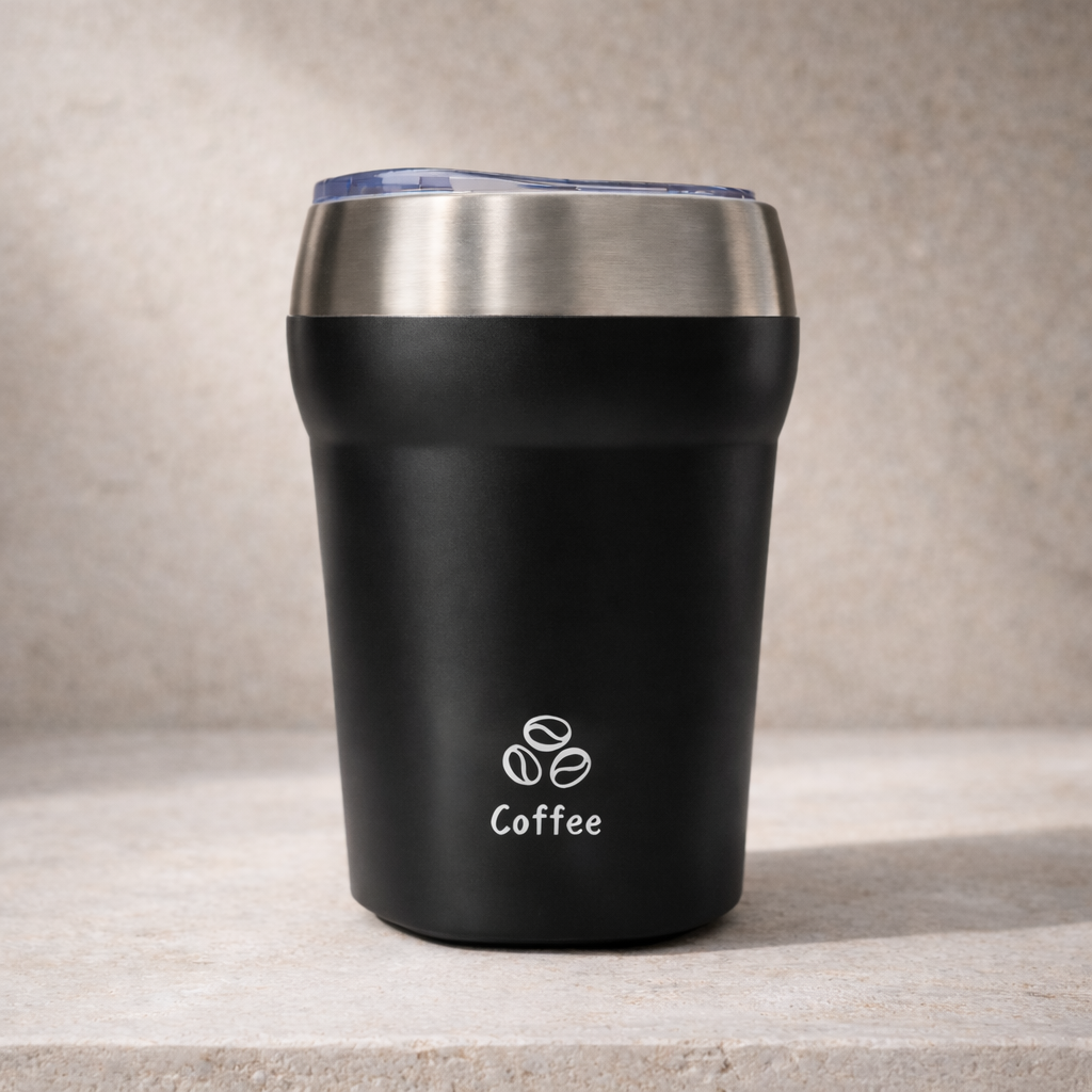 Anti Spill Suction Coffee Mug  400ml