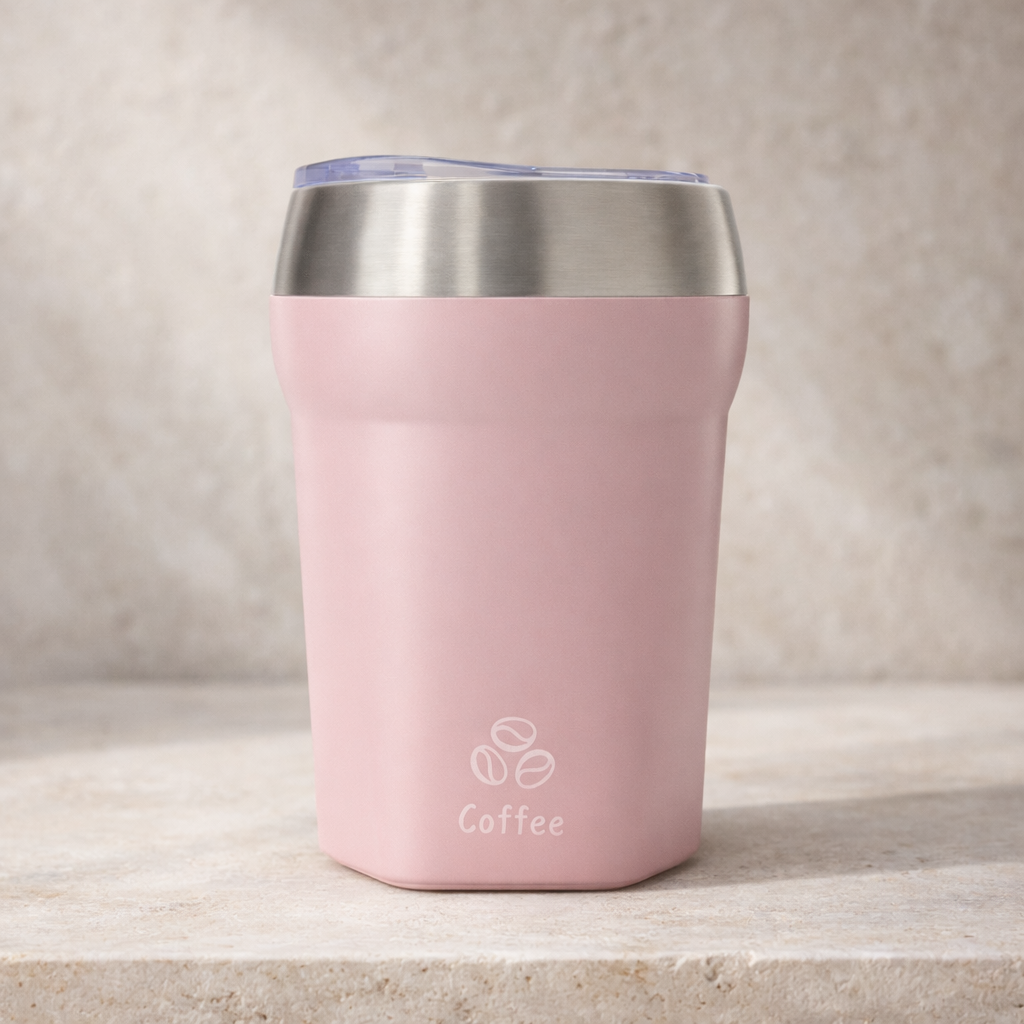 Anti Spill Suction Coffee Mug  400ml