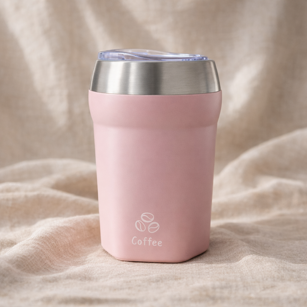 Anti Spill Suction Coffee Mug  400ml