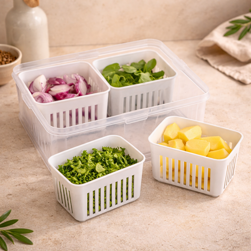Fridge Compartment Organizer Box
