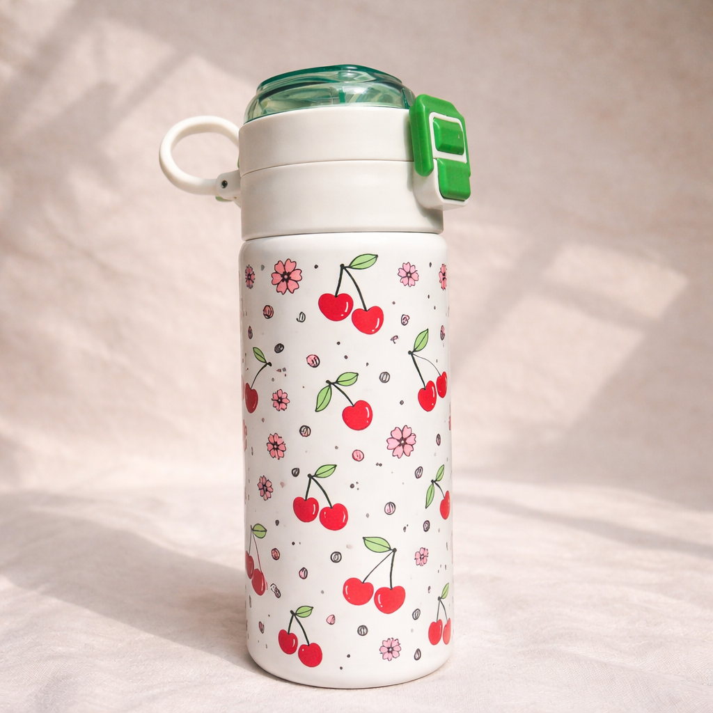 Cherries Stainless Steel Bottle