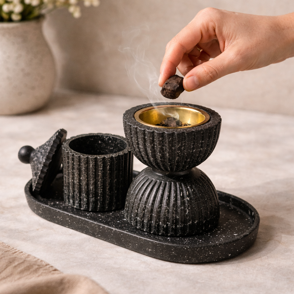 Bakhour burner set black