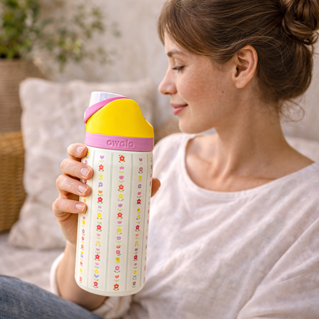 Owala Flowers Bottle